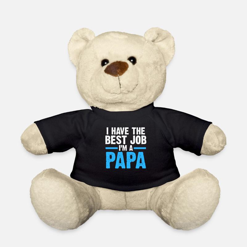 Papa Opa Vatertag Geschenk - Teddy - Schwarz