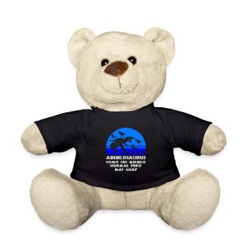 Opa Dinosaur Großvater Geschenk - Teddy - Schwarz - Vorne