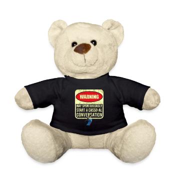 Retro Kasuar Vogel Vintage Kasuare - Teddy - Schwarz - Vorne