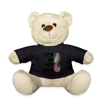 Irland Irisch Irische Wurzeln Geschenk - Teddy - Schwarz - Vorne