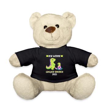 Großer Bruder 2023 Dinosaurier Grosser Bruder Gesc - Teddy - Schwarz - Vorne