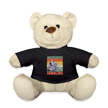 Brasilianische Jiu Jitsu Kampfkunst BJJ Spruch - Teddy - Schwarz - Vorne
