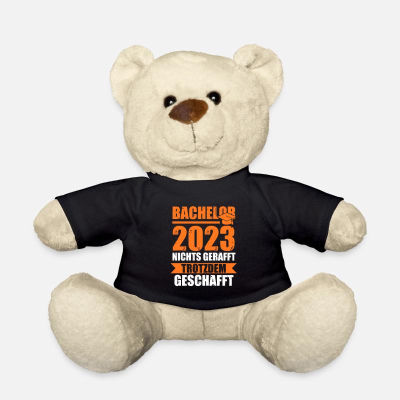 Bachelor 2023 Prüfung Bachelor Prüfung Geschenk - Teddy - Schwarz