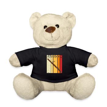 Musiker Musik Orchester Fagott Bassoon - Teddy - Schwarz - Vorne
