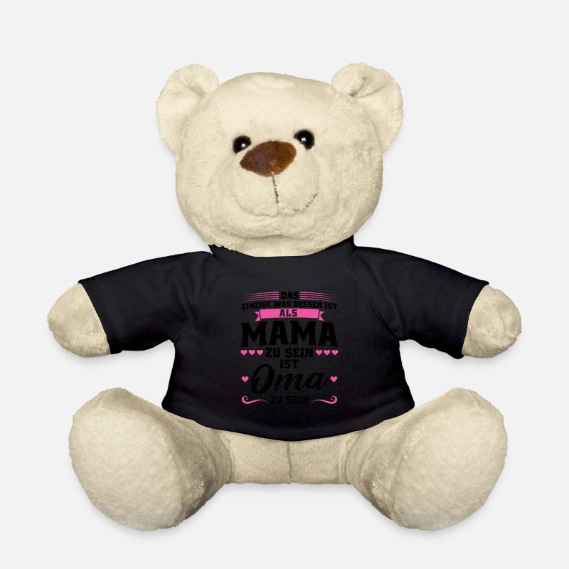 Grossmutter Oma Omas Geschenk - Teddy - Schwarz