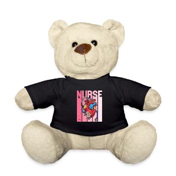 Cardiologie Profession Cardiologie Cardiologue Formation de médecin - Nounours - noir - Devant