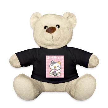 Cottagecore Ästhetisch Otaku Anime Japanisch Milch - Teddy - Schwarz - Vorne