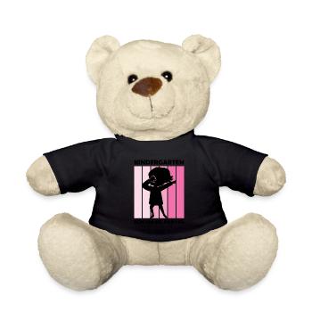 Kindergarten Dabbing Kita Abschluss Geschenk - Teddy - Schwarz - Vorne