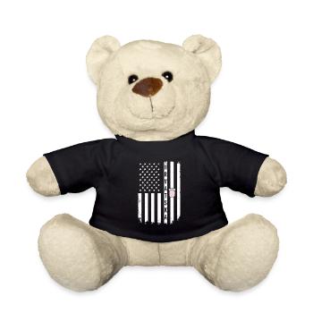Balkan Kroatien Urlaub Reise Kroate Spruch - Teddy - Schwarz - Vorne