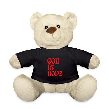 Christian - God Is Black And Red - Teddy - Schwarz - Vorne