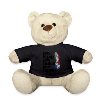 Anime & Ramen Anime Ramen Geschenk - Teddy - Schwarz - Vorne