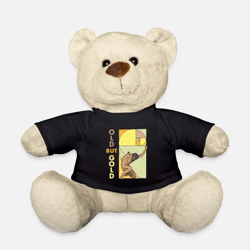 Geometrie Goldener Schnitt Fibonacci Spirale - Teddy - Schwarz
