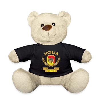Sizilien Region Italien Sicilia Italia Catania - Teddy - Schwarz - Vorne