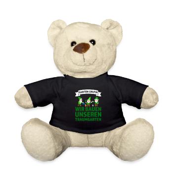 Garten Pflanzen Gärtnerei Geschenk - Teddy - Schwarz - Vorne