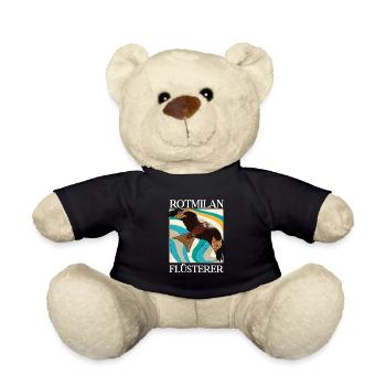 Natur Vogel Rotmilan Griefvogel Vogelmotiv - Teddy - Schwarz - Vorne