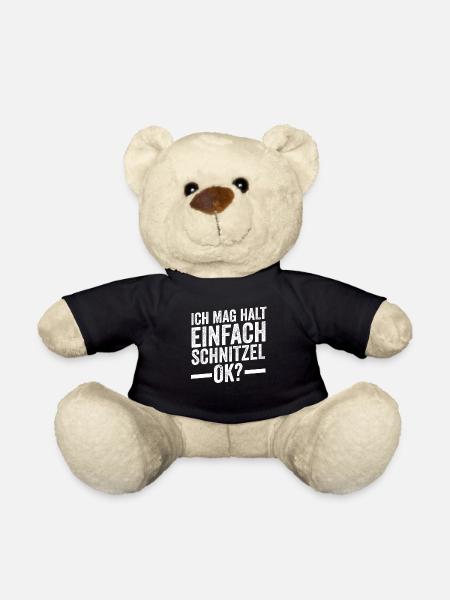 Schnitzel Wiener Wiener Geschenk - Teddy - Schwarz