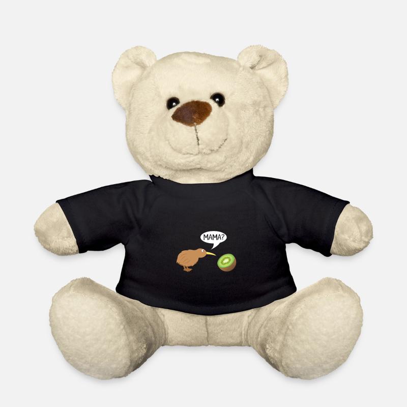Mama? Vogel Kiwi Lustiger Spruch Geburt - Teddy - Schwarz