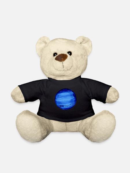 Neptun Planet schoene Darstellung - Teddy - Schwarz