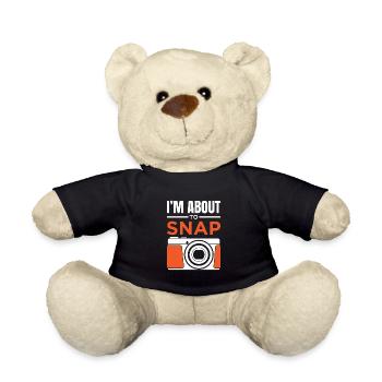 photographer - Teddy Bear - black - Front