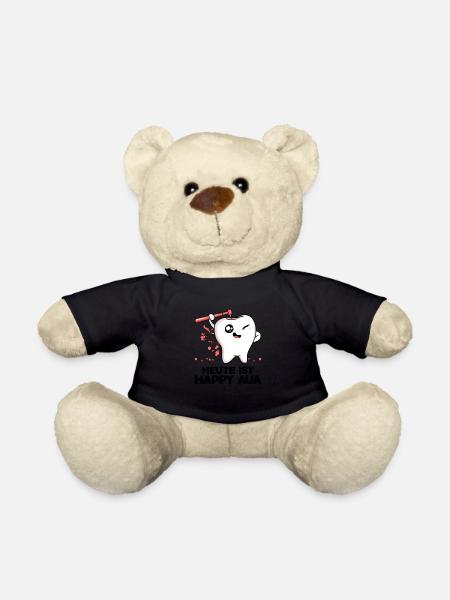 Zahnarzt Heute Ist Happy Aua Zähne Zahnmediziner Z - Teddy - Schwarz