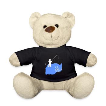 Fischen Fischer See - Teddy - Schwarz - Vorne