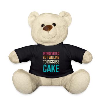 Introverted but ready to work for Baker Or - Teddy Bear - black - Front