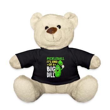 Pickleball Es Ist Eine Art Big Dill Paddleball - Teddy - Schwarz - Vorne