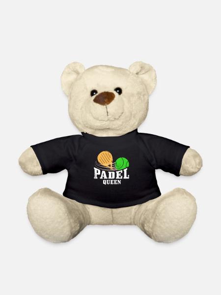 Padel Queen Padelschläger Ball Design Für Padel - Teddy - Schwarz