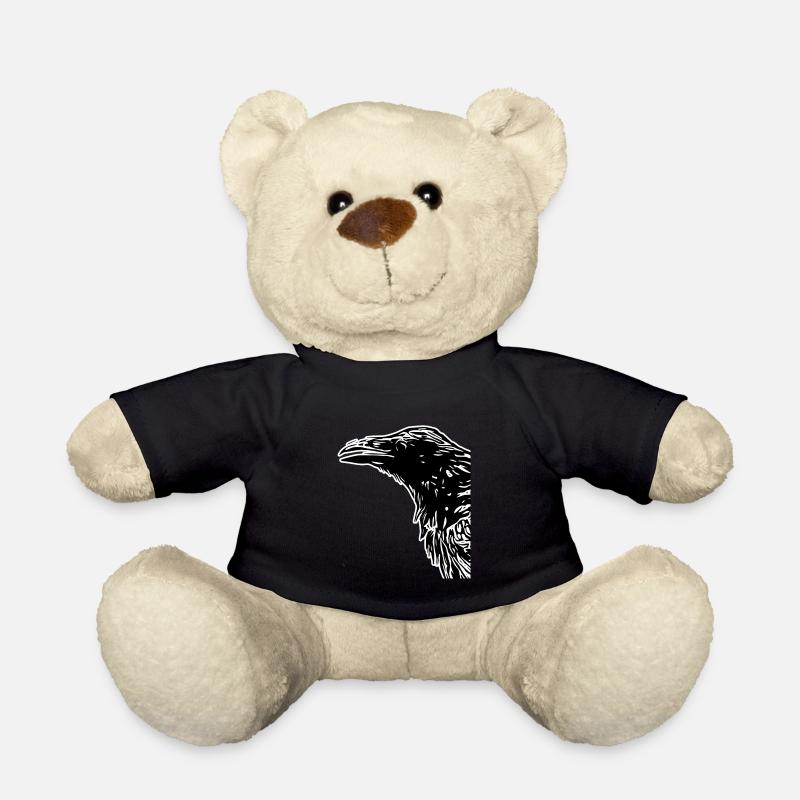 Crow - Teddy Bear - black