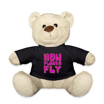 Comment les avions volent Design pour les pilotes - Nounours - noir - Devant