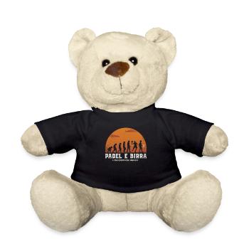 Padel Und Bier, Paddel - Teddy - Schwarz - Vorne