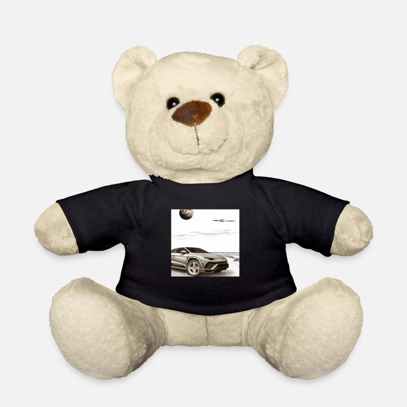 SUV sur la plage - Nounours - noir