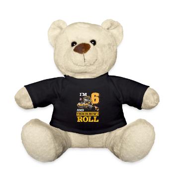 This Is How I Roll Rouleau d'asphalte 6 ans 6e - Nounours - noir - Devant