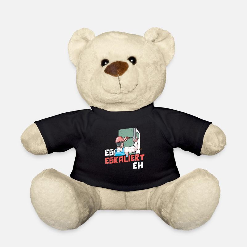 Es Eskaliert Eh Handwerker - Teddy - Schwarz