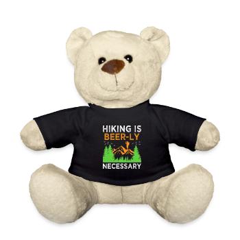 Wandern Wanderer Natur Trekking Outdoor Bergsteigerin - Teddy - Schwarz - Vorne