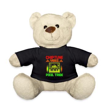 Chiptune Music Lover Groove to the Bleeps and Bloo - Teddy Bear - black - Front