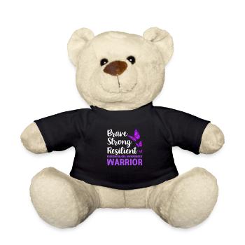 Fibromyalgie Fibro - Teddy - Schwarz - Vorne