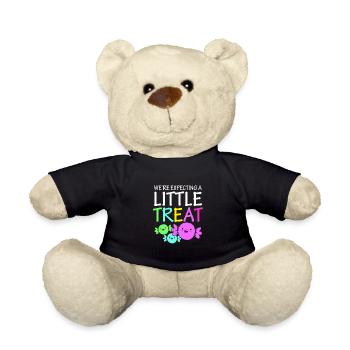 Gender Reveal Halloween Mom-to-be - Teddy Bear - black - Front
