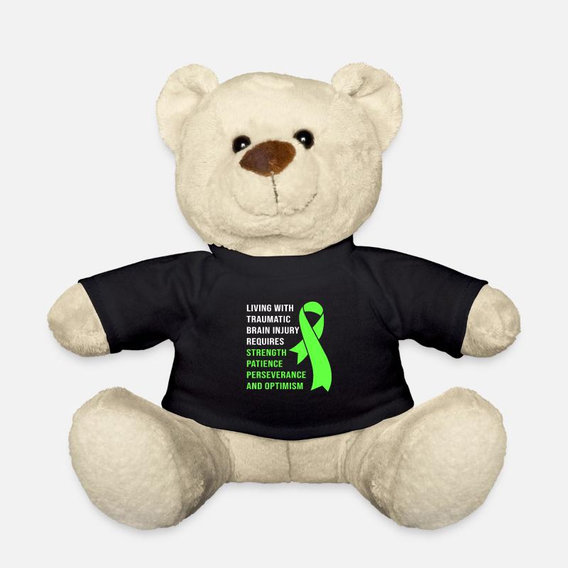 Schädel-Hirn-Trauma Schädelhirntrauma Autounfall - Teddy - Schwarz