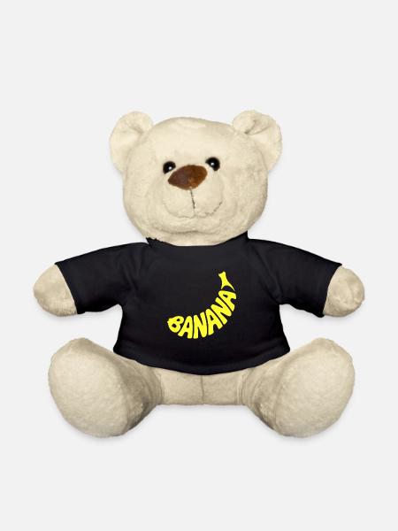 Banane - Coole Frucht Logo - Teddy - Schwarz