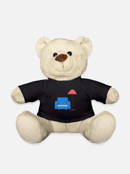 sofa couch chair table stuhl tisch lamp lampe benc - Teddy - Schwarz