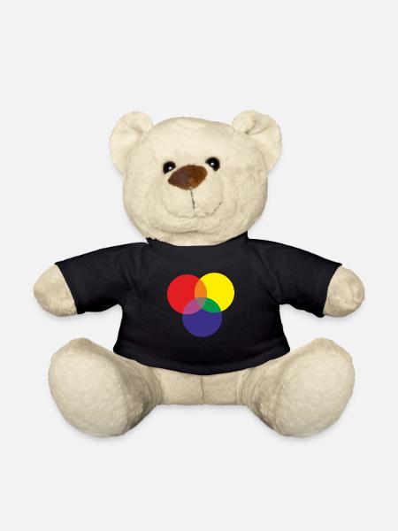 Couleurs mélange artiste peintre cadeau - Nounours - noir