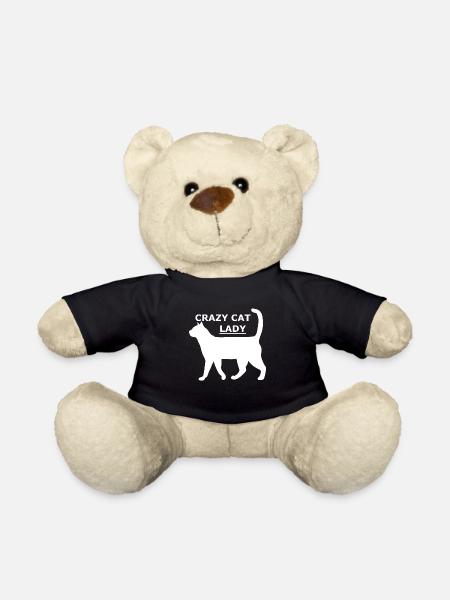 Crazy Cat Lady - Teddy - Schwarz