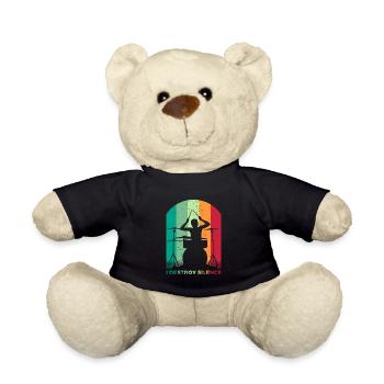 Drums Gift Drummer Percussion - Teddy Bear - black - Front