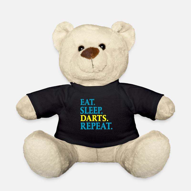 Darts Dart - Teddy Bear - black