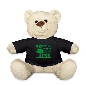 40 - Teddy Bear - black - Front