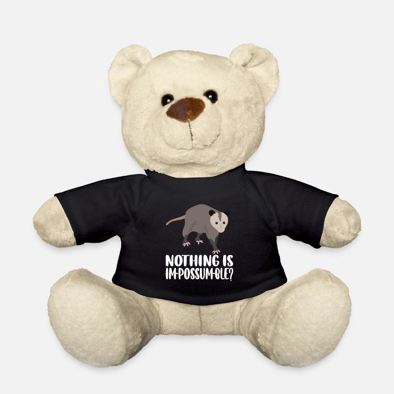 Opposum-Liebhaber - Nothing is Impossumble - Teddy - Schwarz