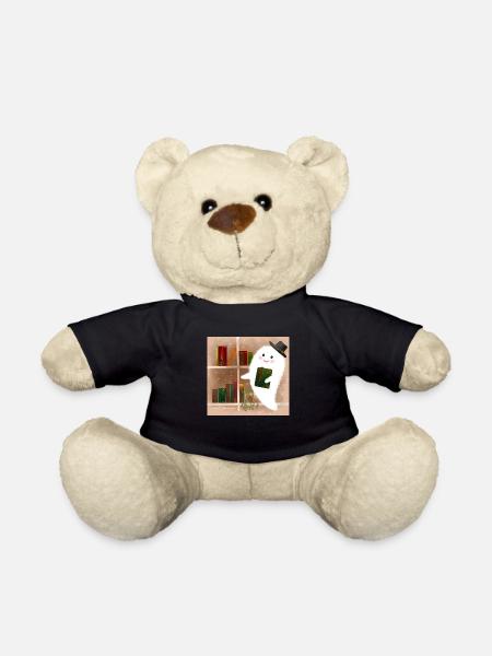 Geist und Bücher - Teddy - Schwarz