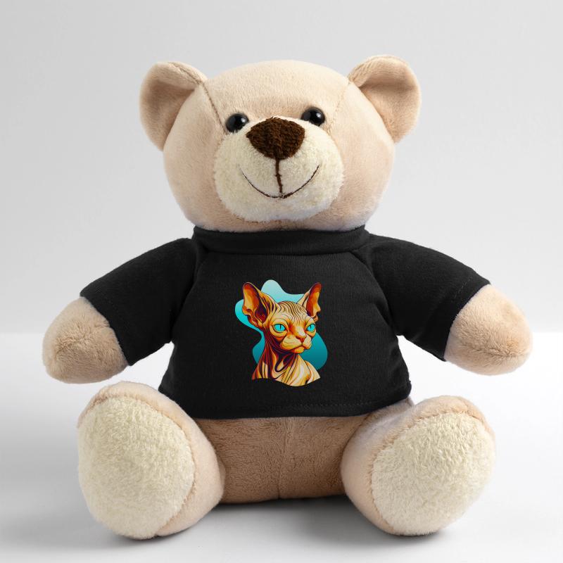 Sphynx cat in cool comic style Teddy Bear