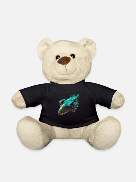 Raumschiff - Teddy - Schwarz